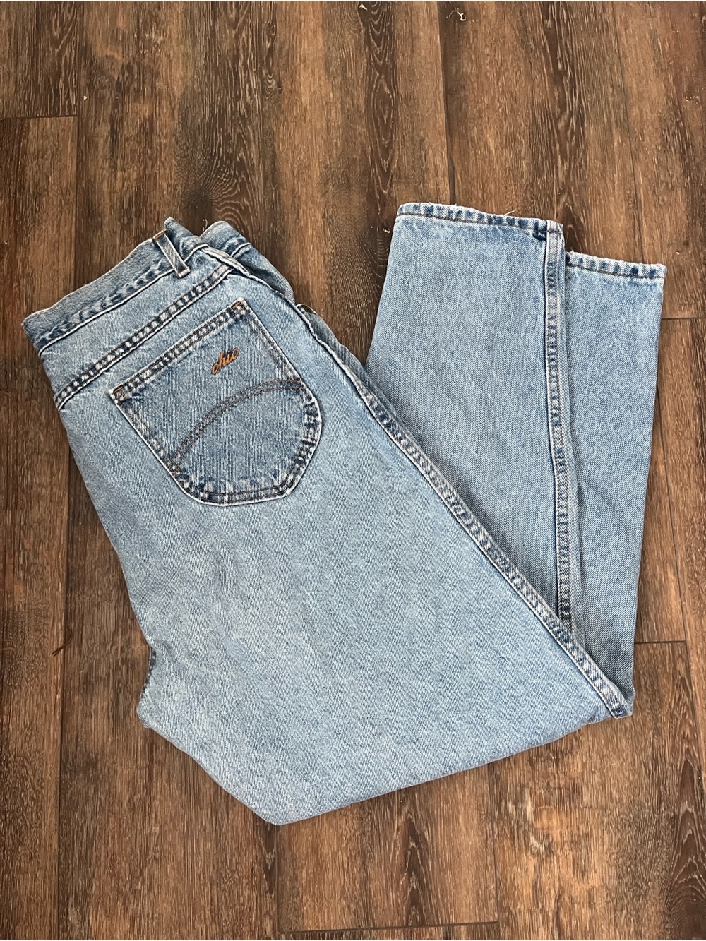 Vintage chic Light Blue Relaxed Women's Jeans